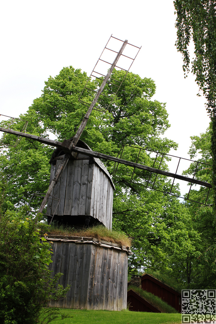 Windmühle in Växjö (Schweden)