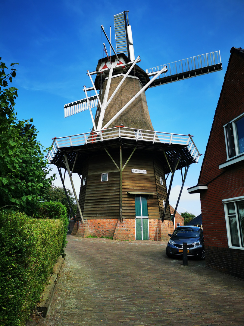 Windmühle in Winsum-Niederlande