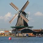 Windmühle in Zaanse-Haans.