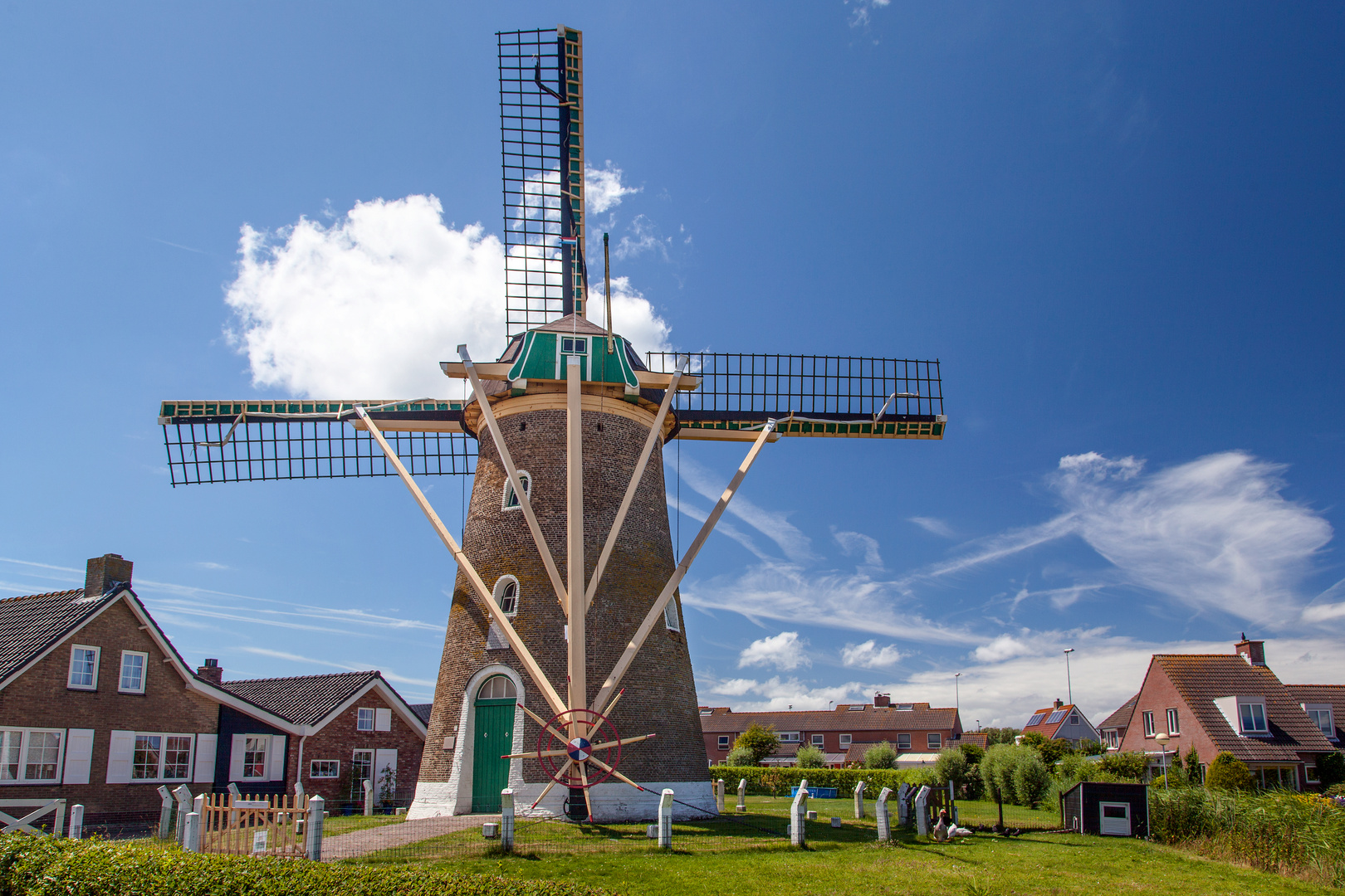 Windmühle in Zoutelande auf Walcheren