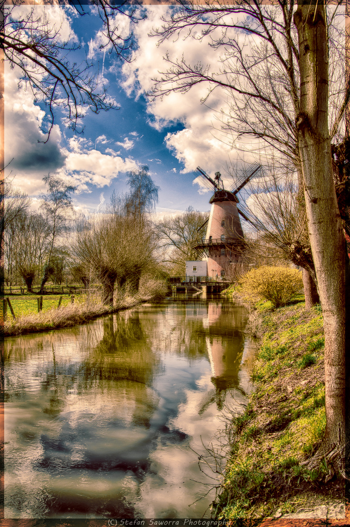 Windmühle Lahnde HDR