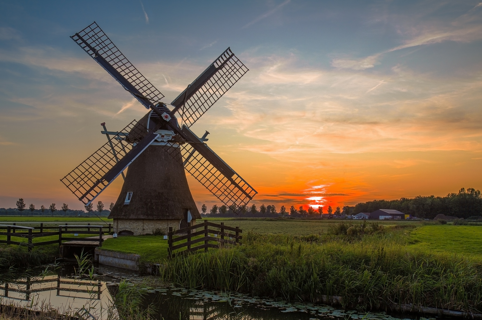 Windmühle Leeuwarden NL