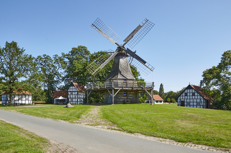 Windmühle Levern (Stemwede) an der Westfälischen Mühlenstraße