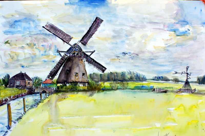 Windmühle - Maassland - Südholland