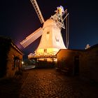 Windmühle Malchow bei Nacht