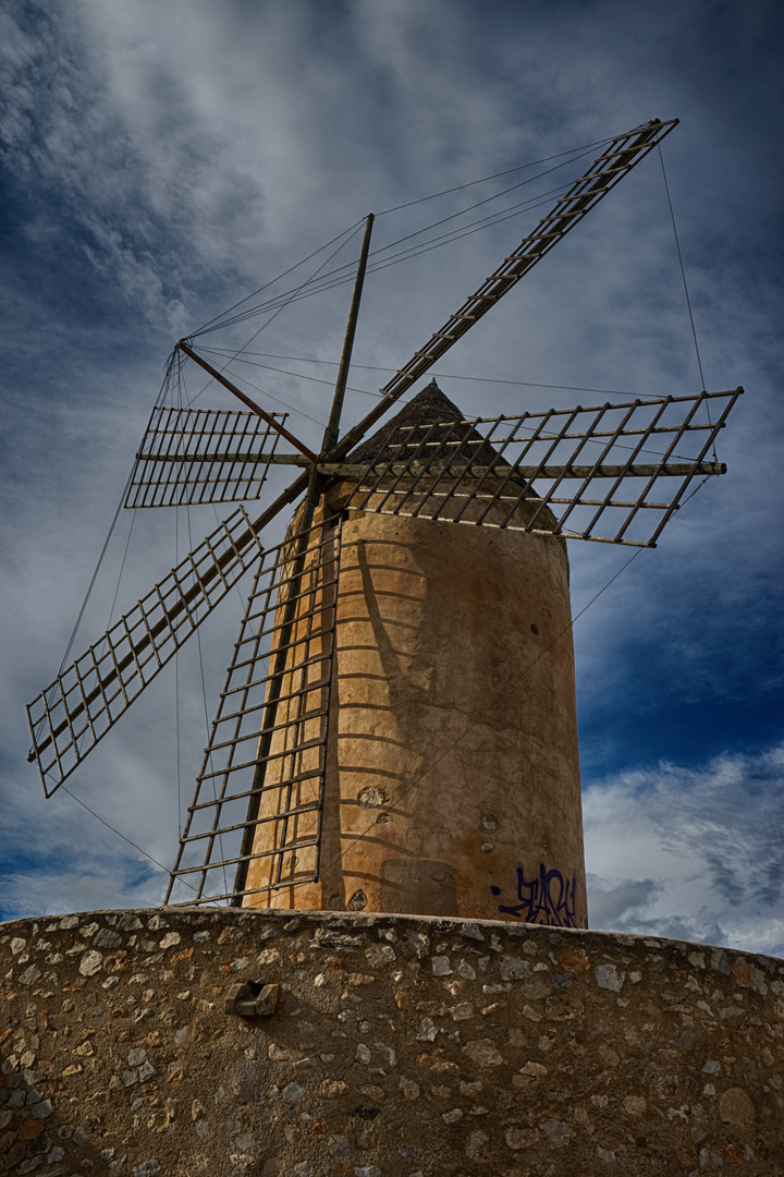 Windmühle Spanien