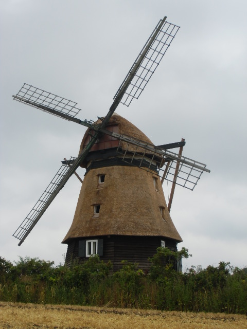 Windmühle und Gästehaus in einem