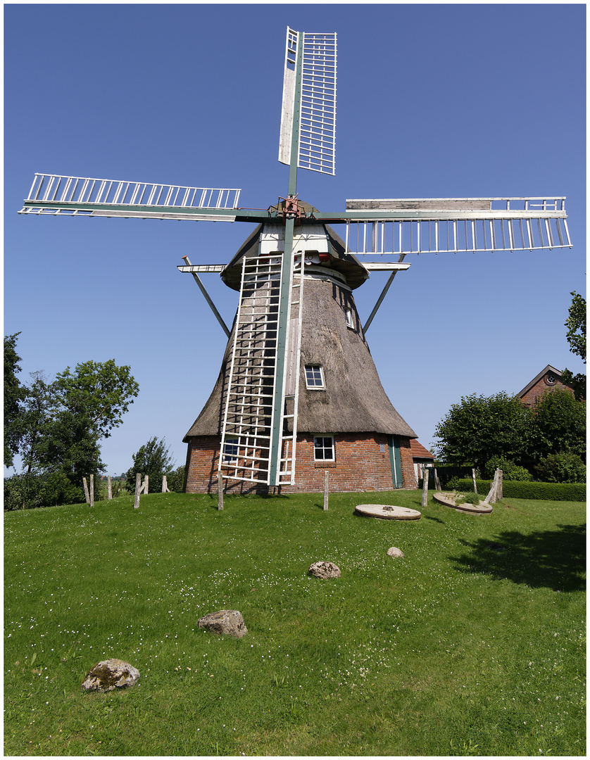 Windmühle von Wittmund-Berdum im Harlingerland