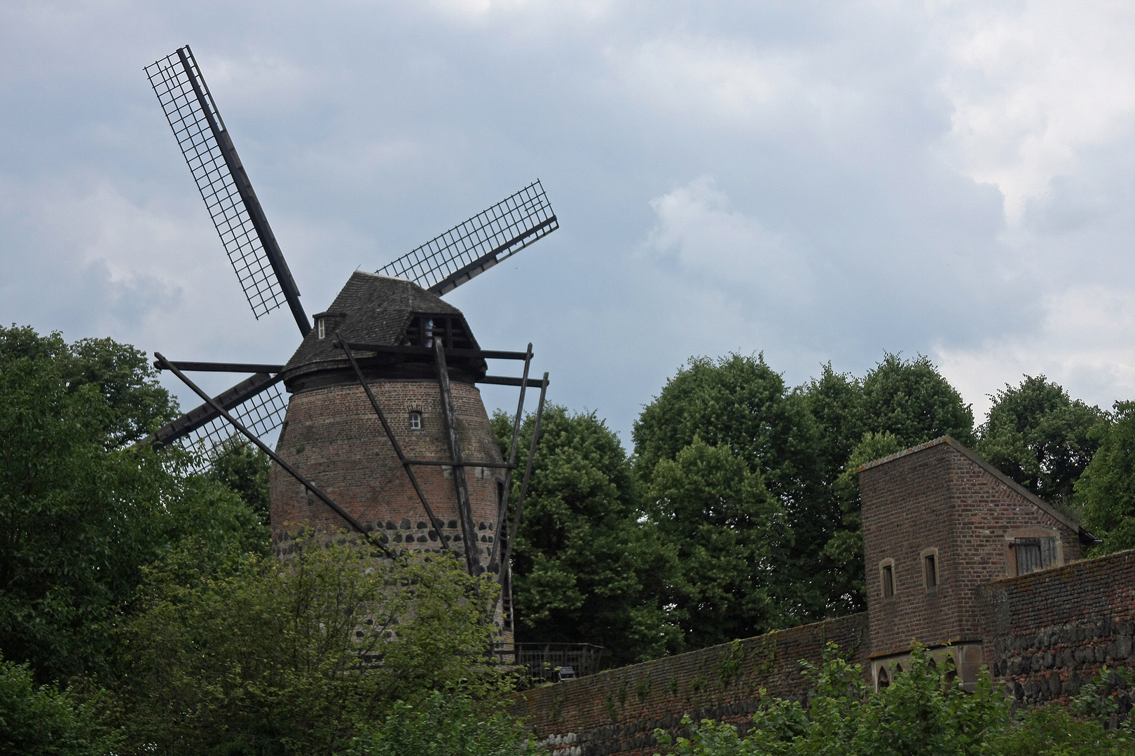 " Windmühle von Zons " Rhein-.Fahrradtour 27