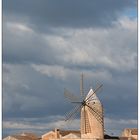 Windmühle vor dem Wetterumschwung