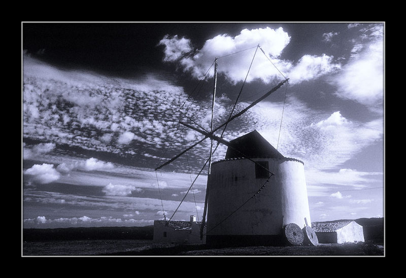 Windmühle-Westküste Portugal