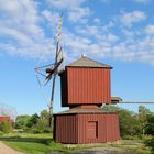 Windmühlen auf dem Myllymäki, dem Mühlenhügel in Uusikaupunki