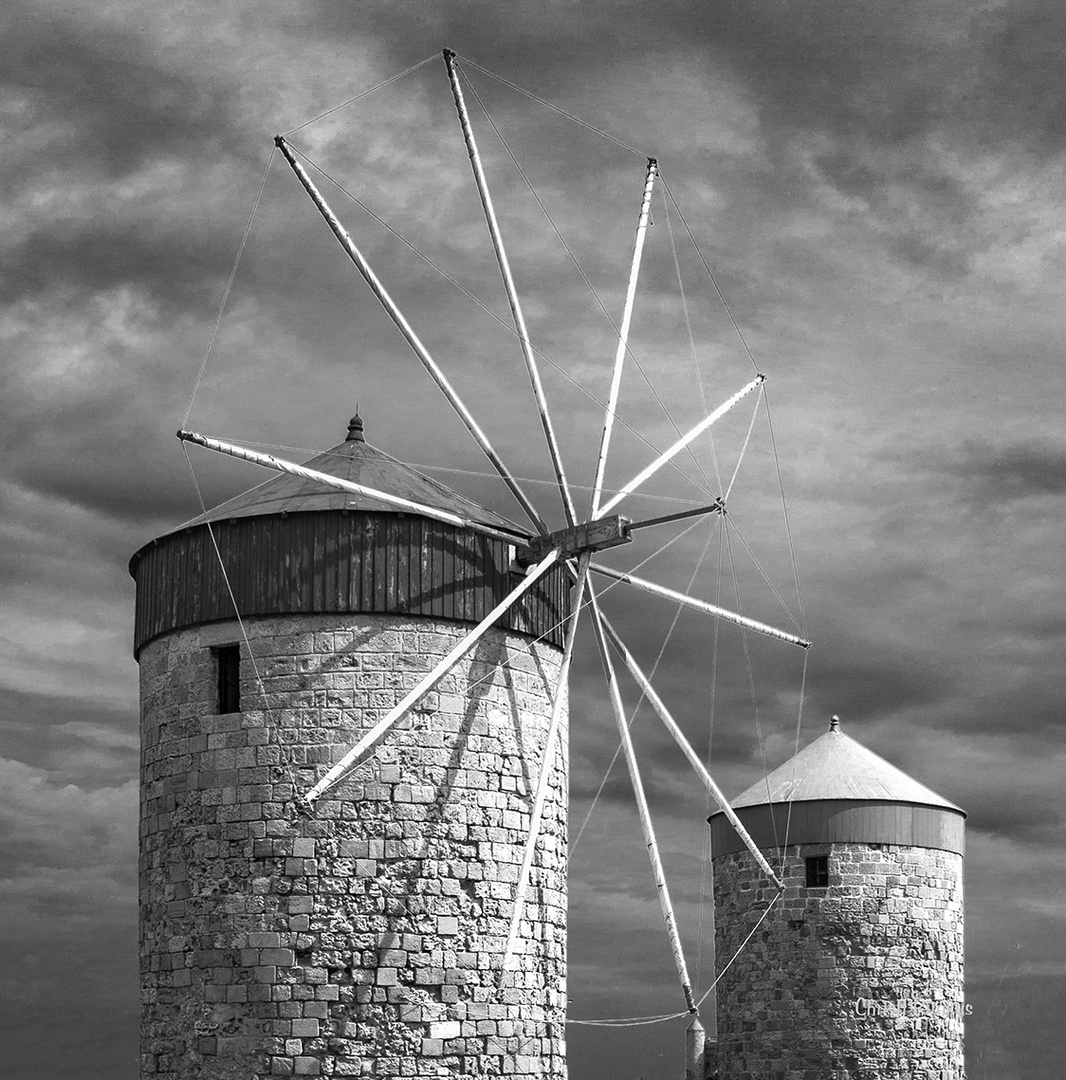 Windmühlen auf Rhodos 