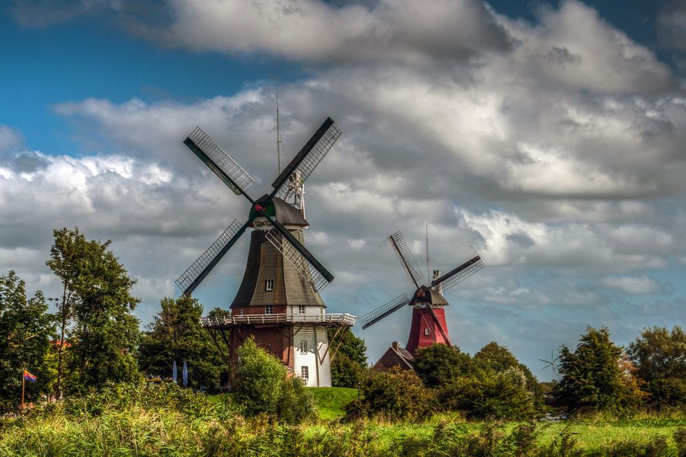 Windmühlen im Doppelpack !