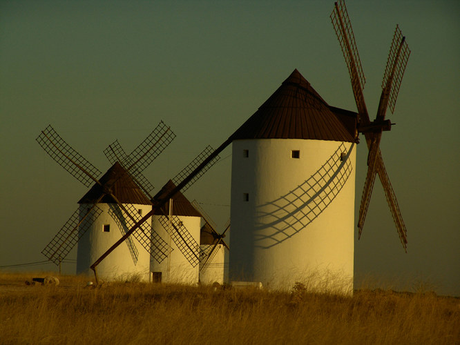 Windmühlen in Castilla La Mancha