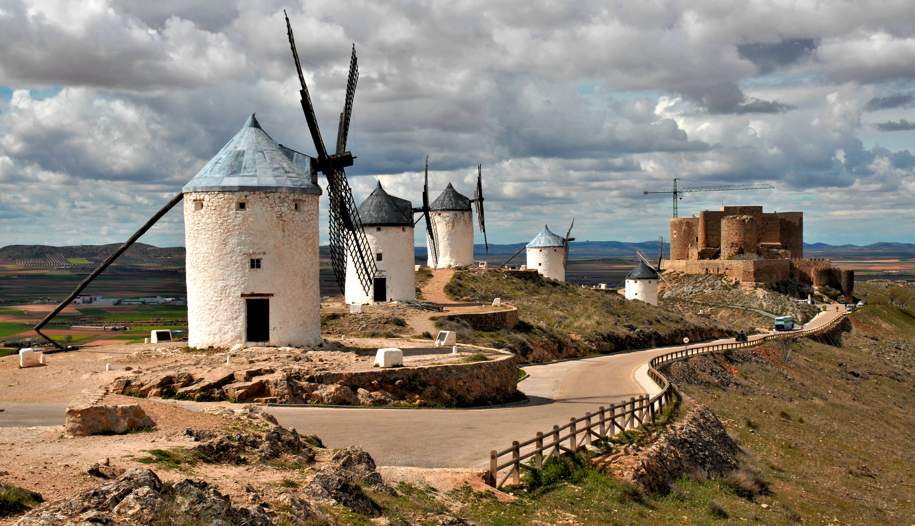 Windmühlen in Consuegra (Provinz Toledo)