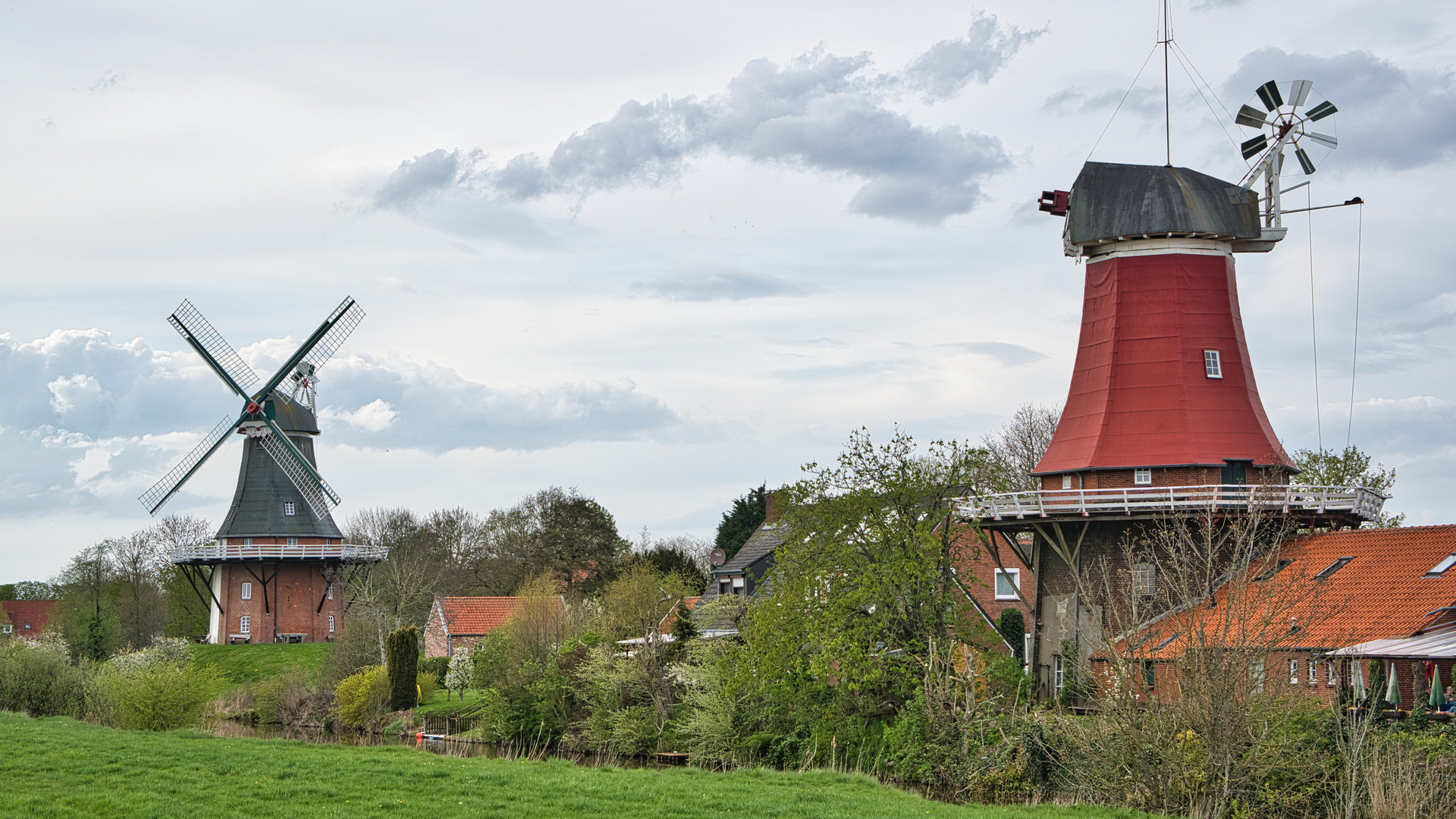 Windmühlen in Greetsiel, Niedersachsen!