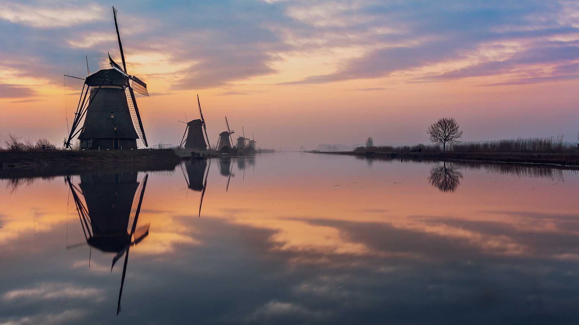 Windmühlen  in Kinderdijk