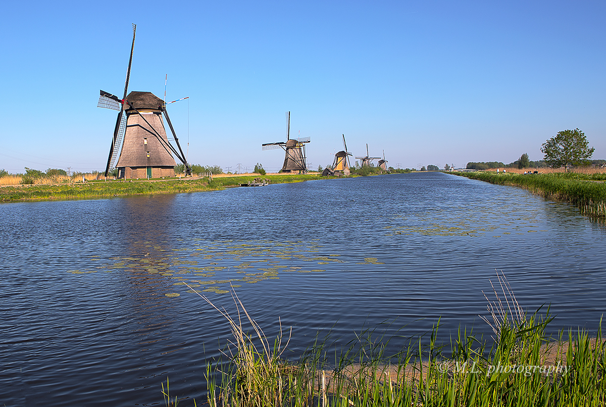 Windmühlen in Kinderdijk/Holland