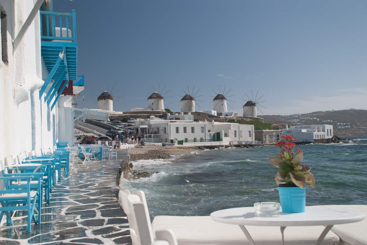 Windmühlen in Mykonos