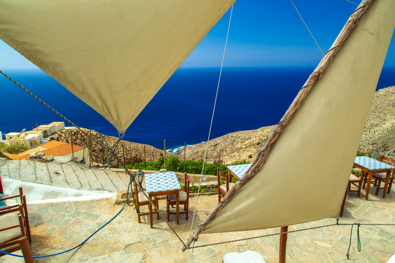 Windmühlen in Olympos