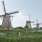 Windmühlen, Kinderdijk, Niederlande.