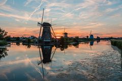 Windmühlen Kinderdijk NL 02