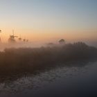 Windmühlen, Kinderdijk, Sonnenaufgang # 3