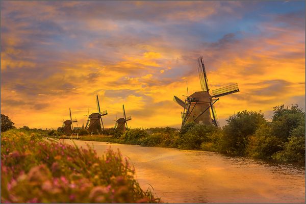 Windmühlen von Kinderdijk