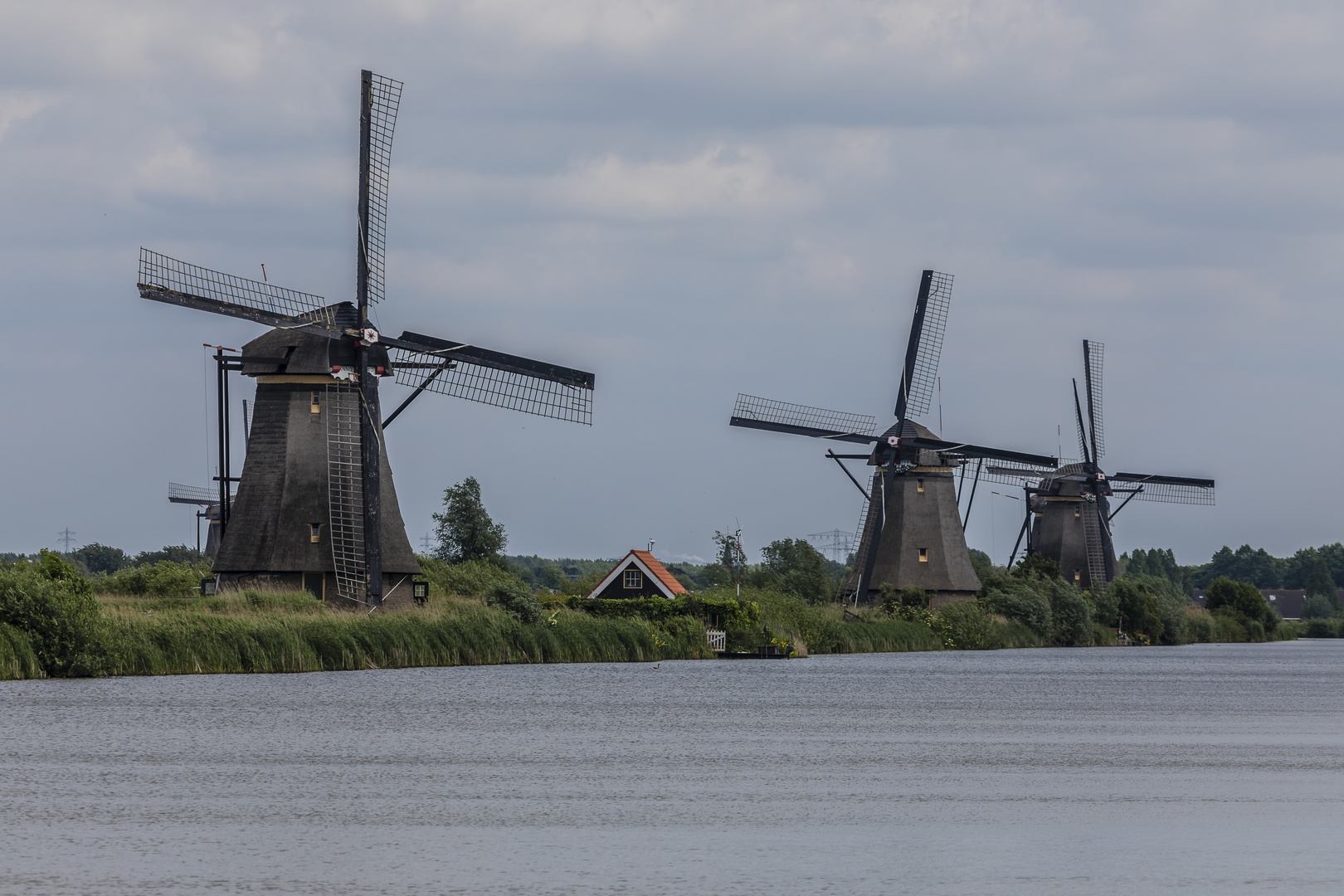 Windmühlen zur Wasserregulierung