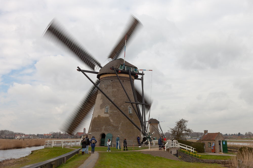 Windmühlenaction in Kinderdeijk