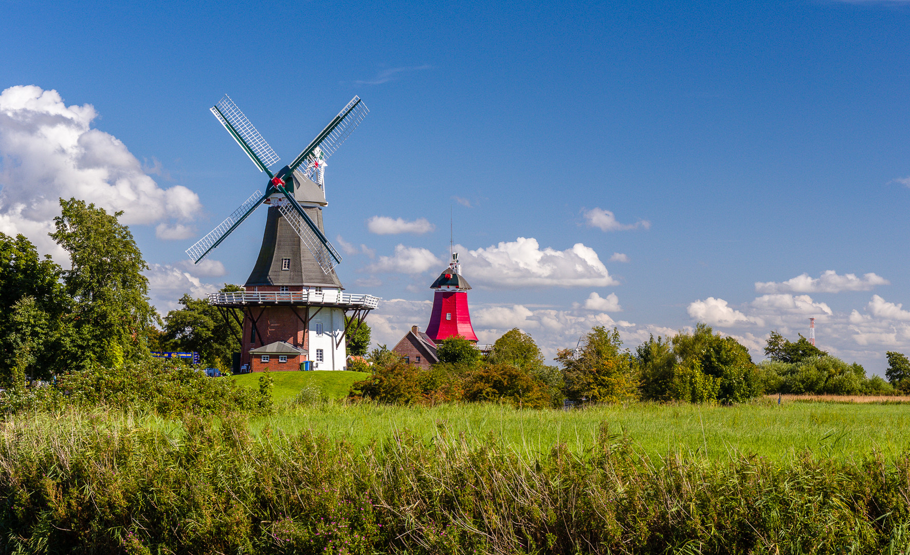 Windmühlenduett in Greetsiel