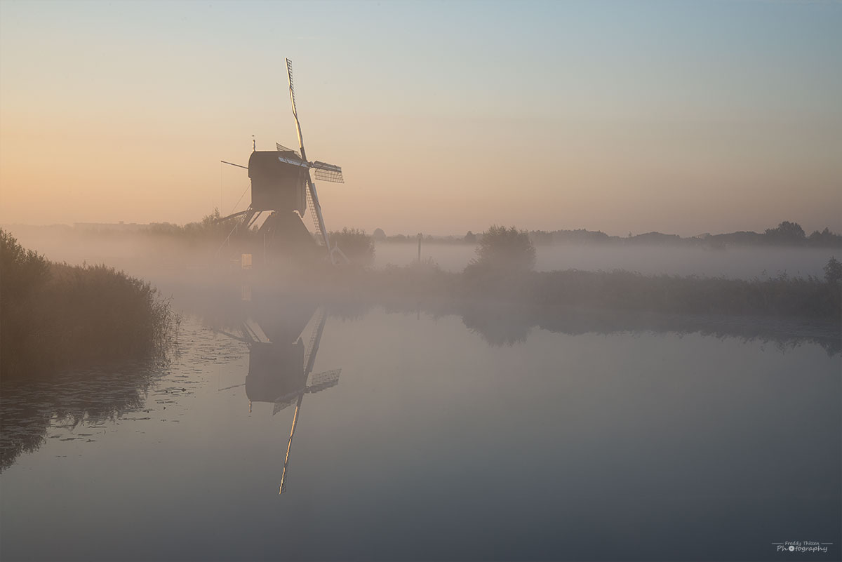 Windmühlenpark, Kinderdijk, Sonnenaufgang # 6