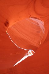 Window im Lower Antilope Canyon