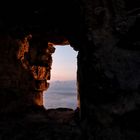 Window on the Sea, Agropoli's castle detail, Italy