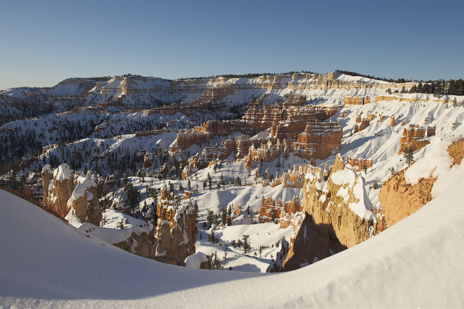 Window view in the winter.