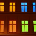 Windows by night in Berlin/Weißensee