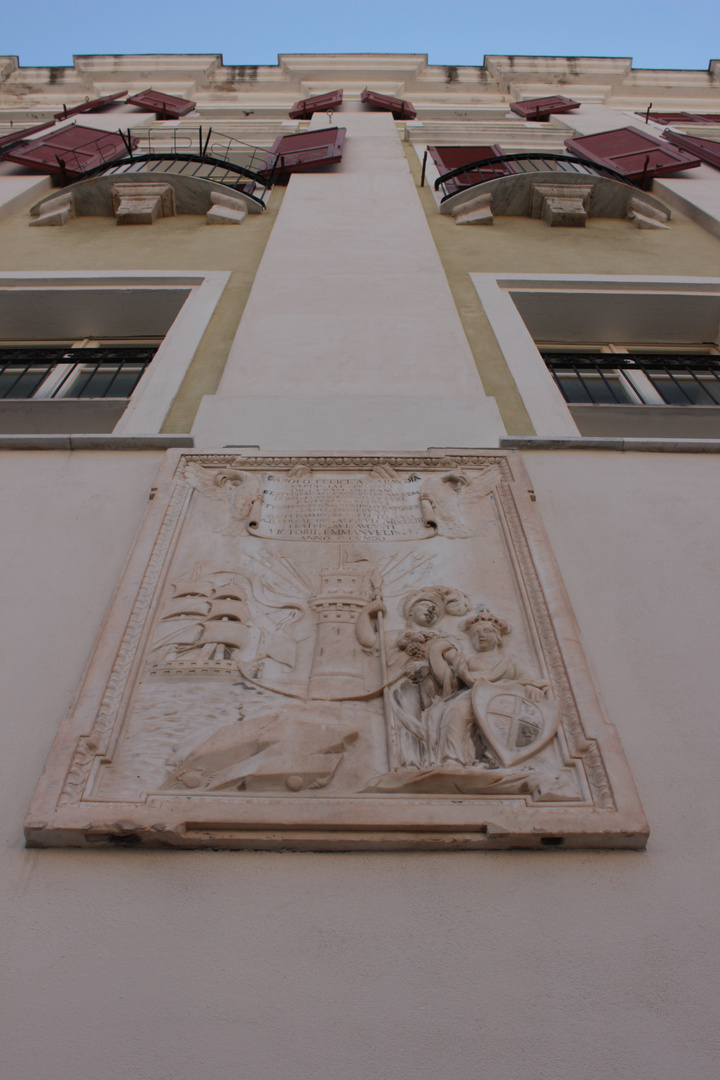 Windows details in Cagliari's castle