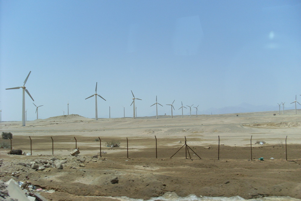 Windpark bei Hurghada