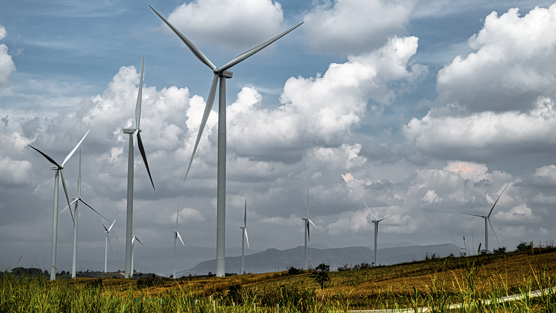 Windpark in Thailand