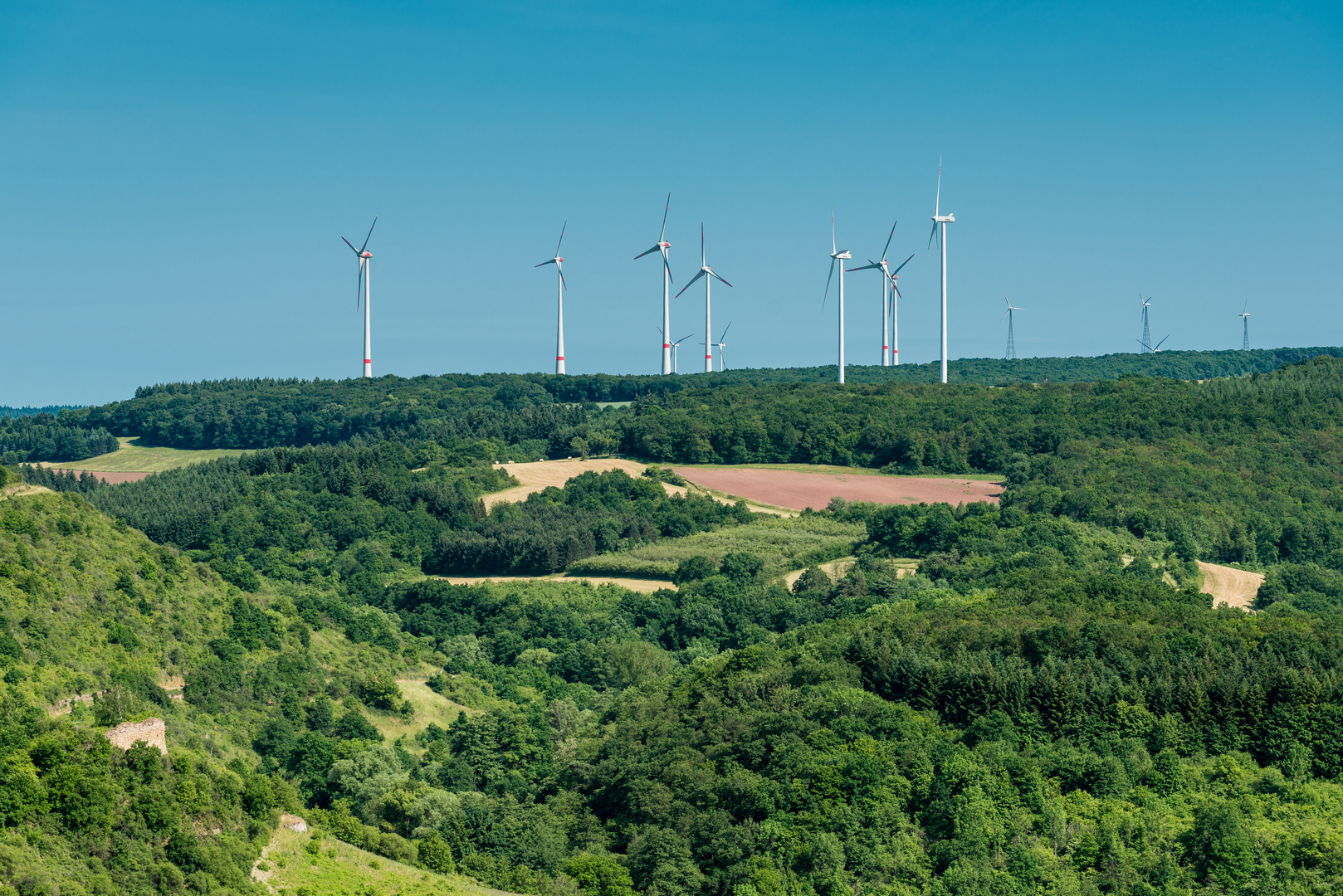 Windpark oberhalb Altenbamberg