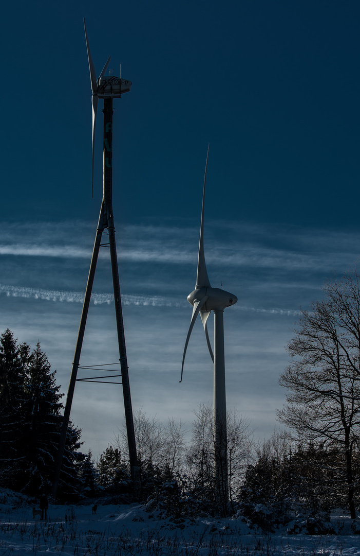 Windräder am Berger Hof