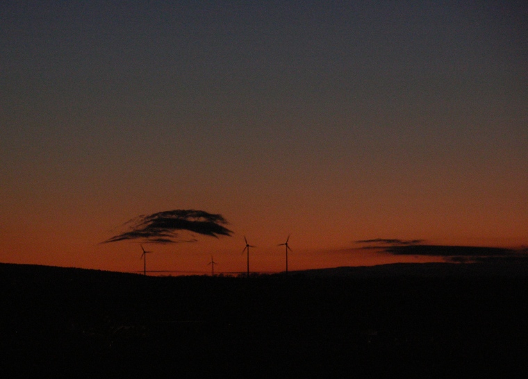 Windräder am Horizont