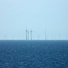 Windräder an der Küste von Egmond aan Zee