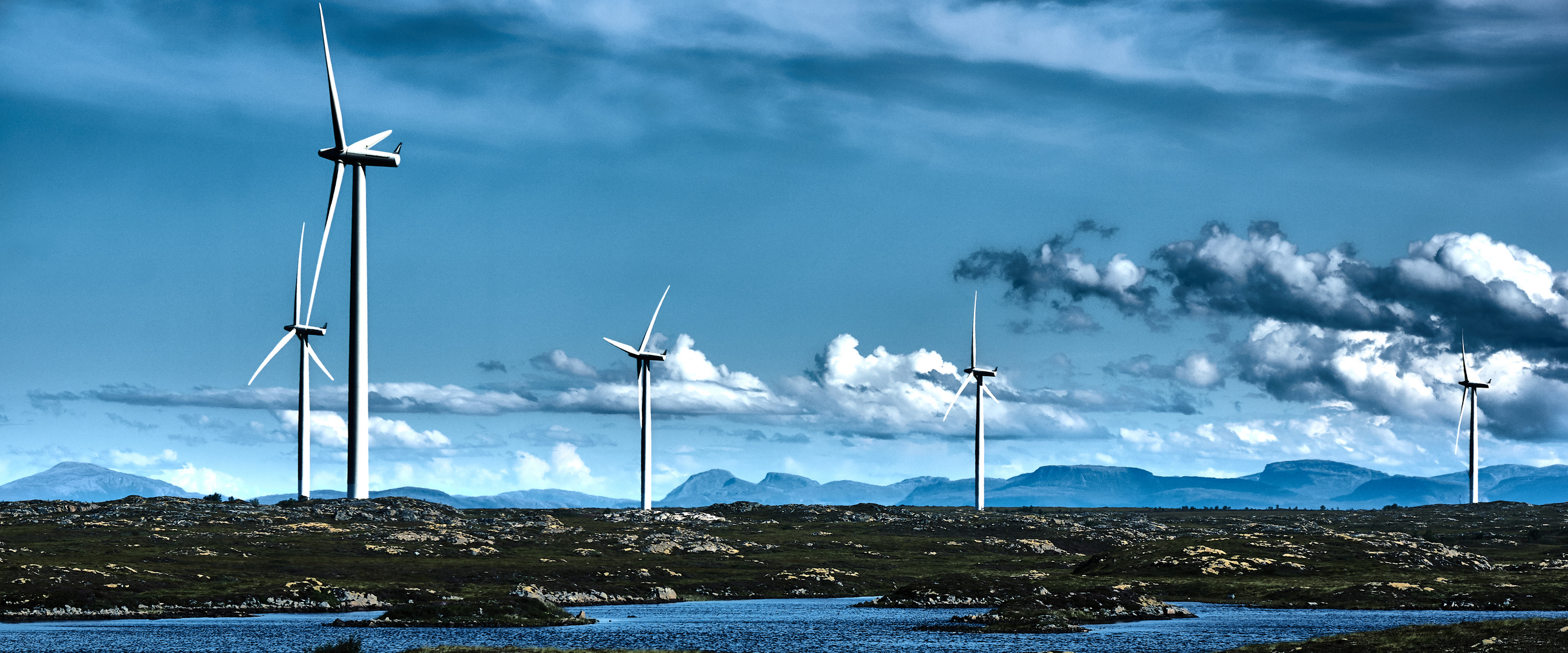 Windräder auf Smøla