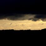 Windräder im ersten Licht