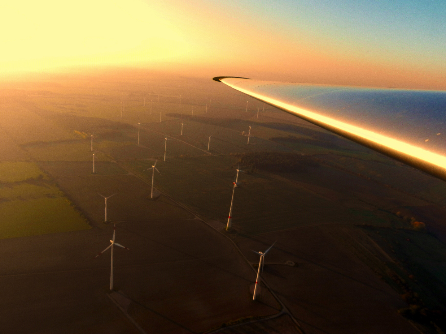 Windräder im Thüringer Wald