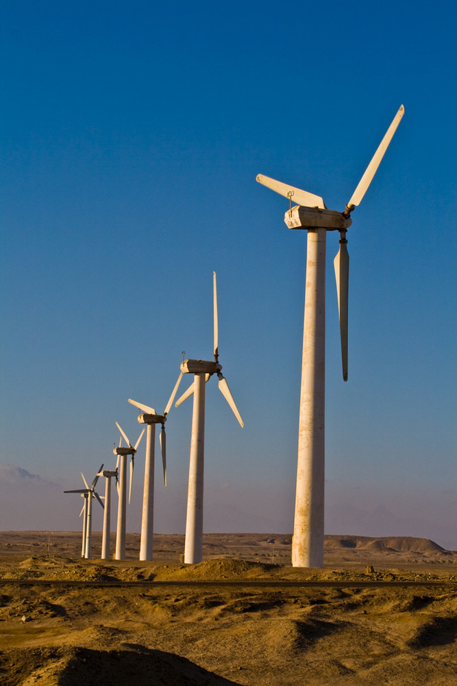 Windräder in Ägypten