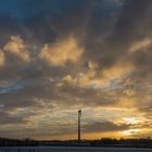 Windräder in der Abendsonne