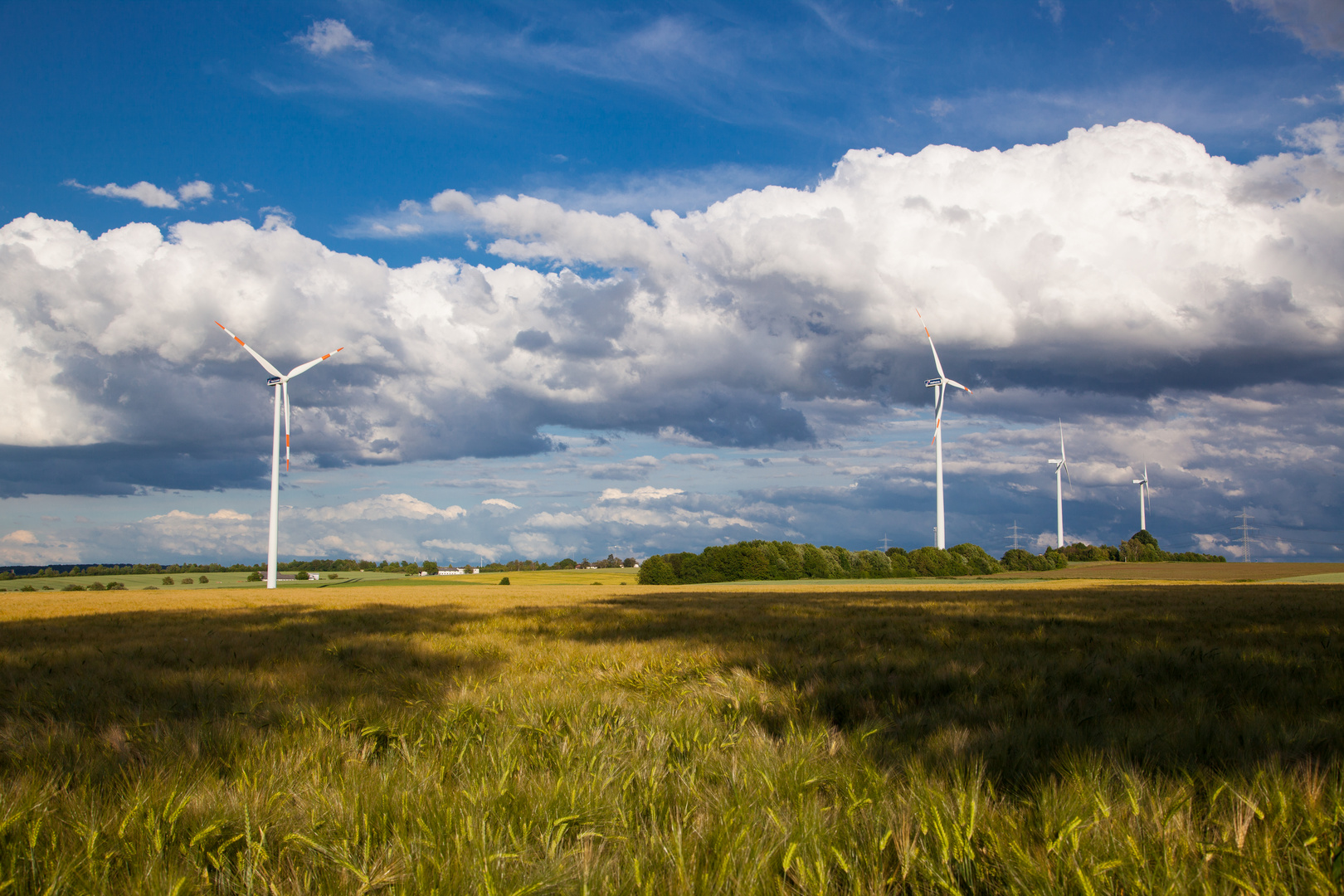 Windräder in der Wetterau